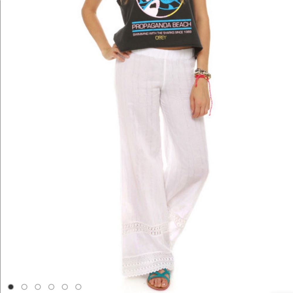 Billabong Cosima Pull-On White Pants